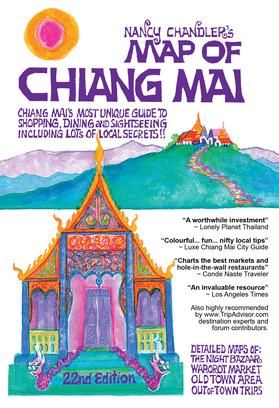 Detailed Travel Map Of Chiang Mai By Nancy Chandler